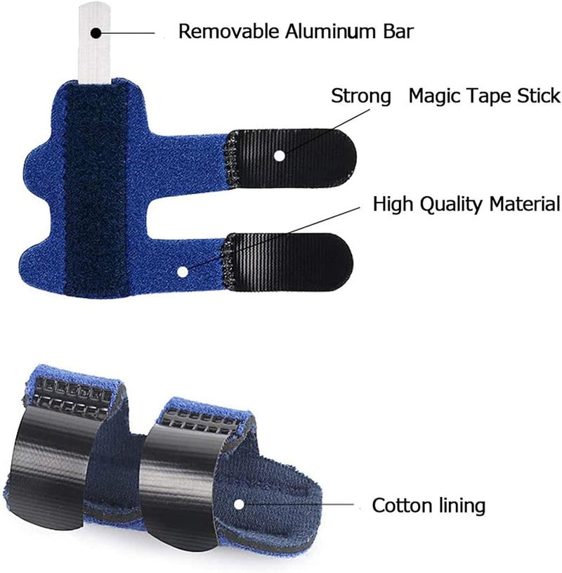 Cetaplast Nylon Splints Finger Straightener Support Stabilizer Brace For Broken, Strained, Sprained, Swollen,Arthritis Or Tendinitis (Light Grey) - Image 3