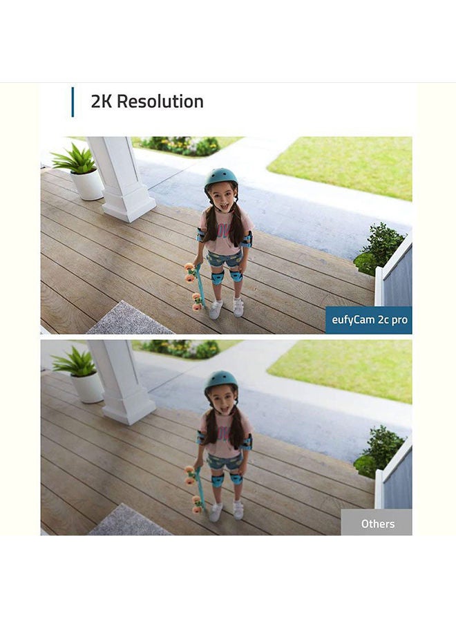 إيوفي كاميرا الأمان 2C Pro 2 و1 Homebase عمر بطارية يصل إلى 180 يومًا ودقة 2K - Image 3