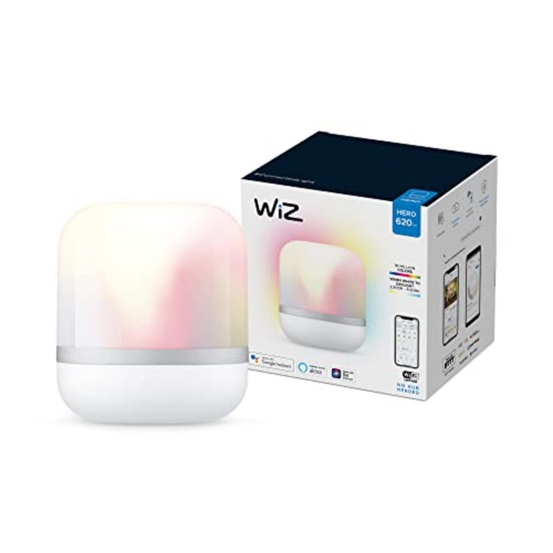مصباح طاولة LED ذكي محمول من Connected Hero v2، مزود بتقنية WiFi، 16 مليون لون، متوافق مع Alexa وGoogle Home Assistant، لا يتطلب محورًا - Image 3