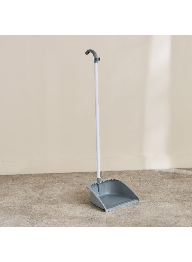 Home Box Long Handle Dustpan and Brush Set - Grey - Image 2