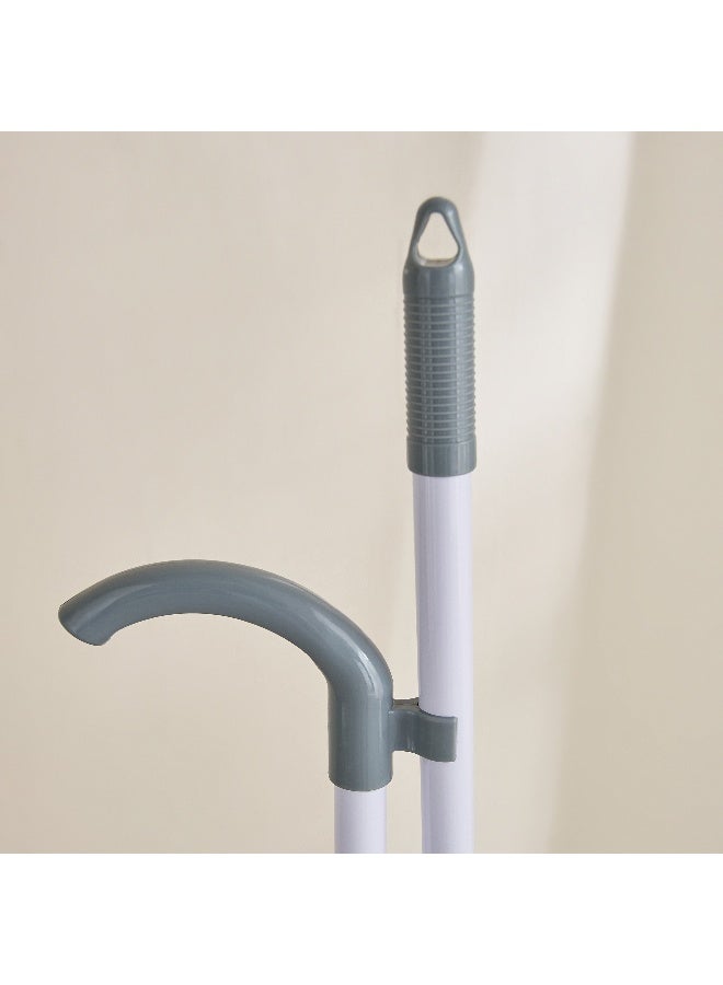 Home Box Long Handle Dustpan and Brush Set - Grey - Image 5