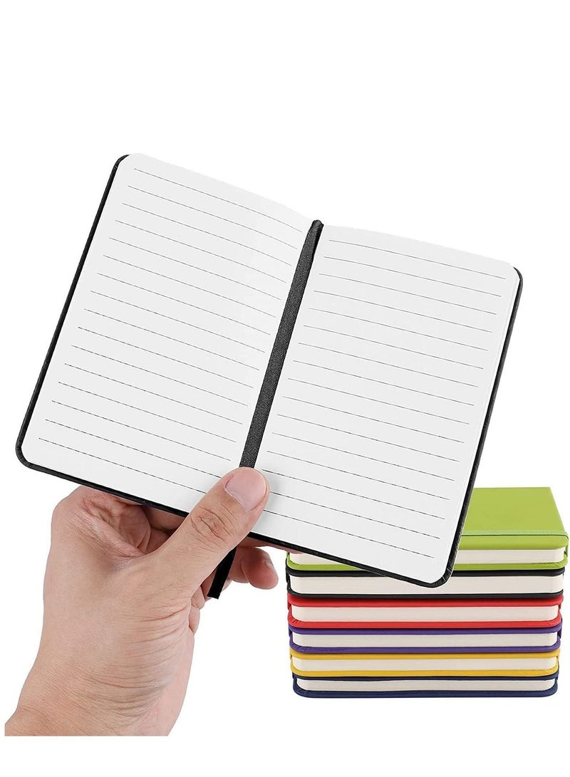 كاست ويف دفتر صغير ، دفتر ملاحظات A6 ، دفاتر ملاحظات للجيب ، دفاتر ملاحظات صغيرة ، دفتر ملاحظات بغلاف مقوى ، دفتر مفكرة A6 ، دفتر ملاحظات ، 160 صفحة (80 ورقة) أسود - Image 4