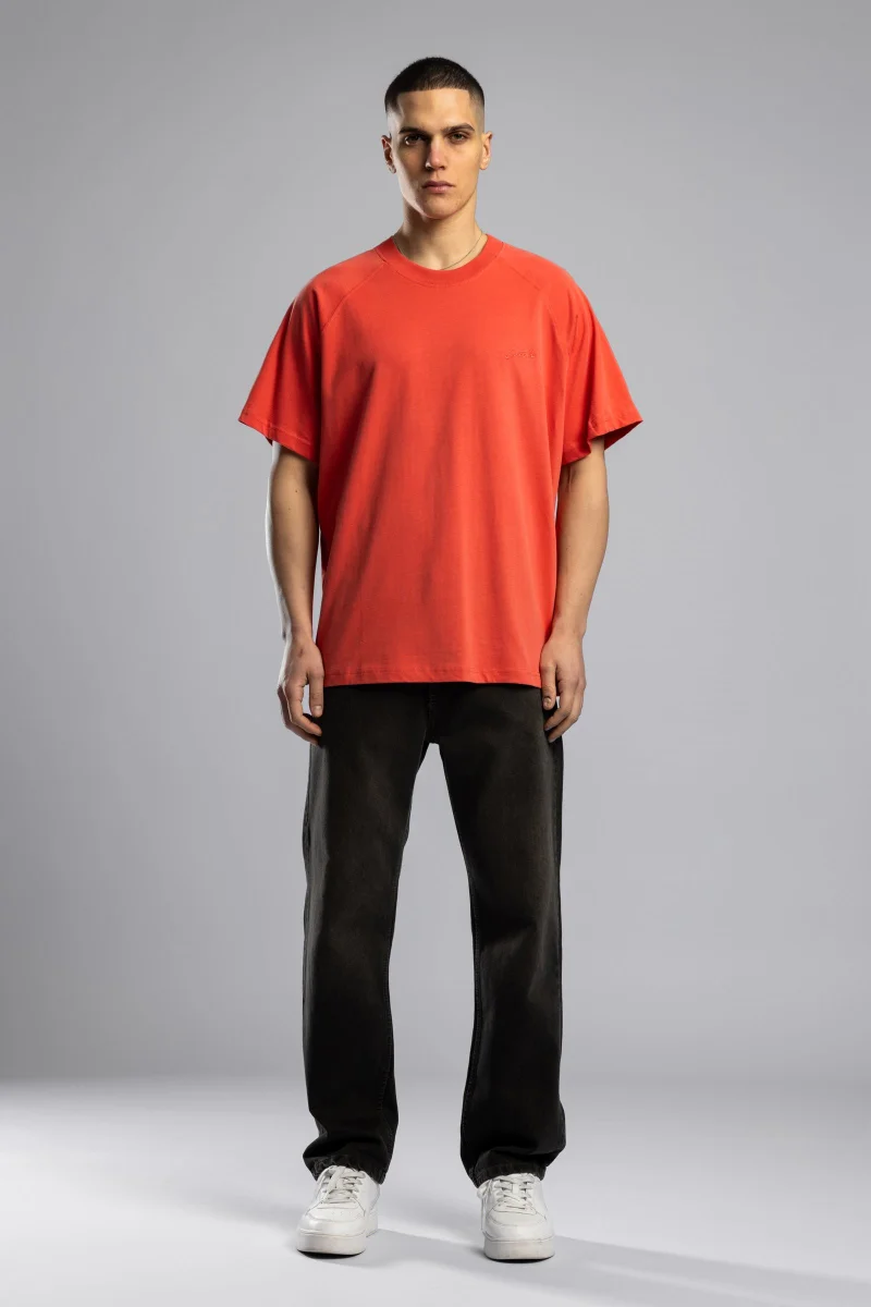 Catch Catch Embroidered Raglan Sleeve Basic T-shirt