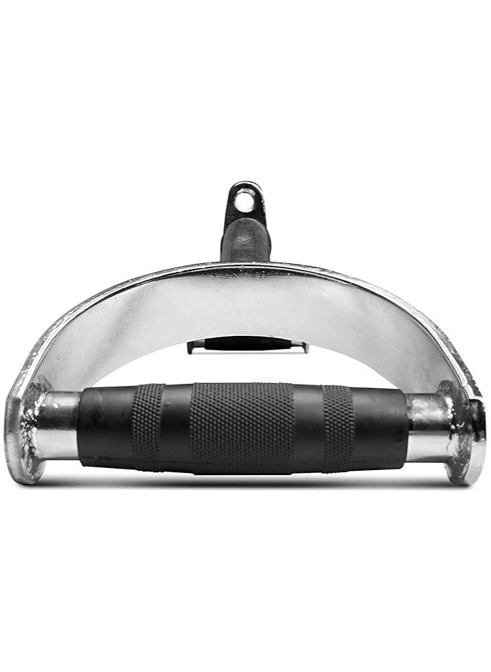 Generic Skyland EM-9233-R Lat Chrome Curve V Shape Bar For Unisex Adult - Black and Chrome  - Image 2