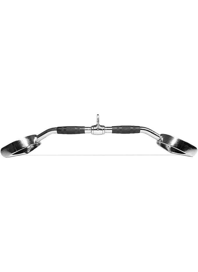Generic Skyland EM-9233-R Lat Chrome Curve V Shape Bar For Unisex Adult - Black and Chrome  - Image 5