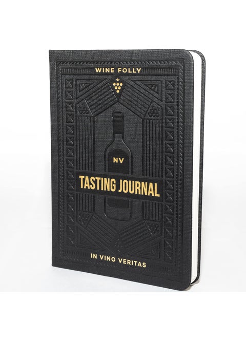 Wine Folly Wine Tasting Journal  Guided Notebook for Wine Notes B6 5x7  Includes 4Step Tasting Method Wine Color Chart Ribbon Marker  Perfect Wine Gift