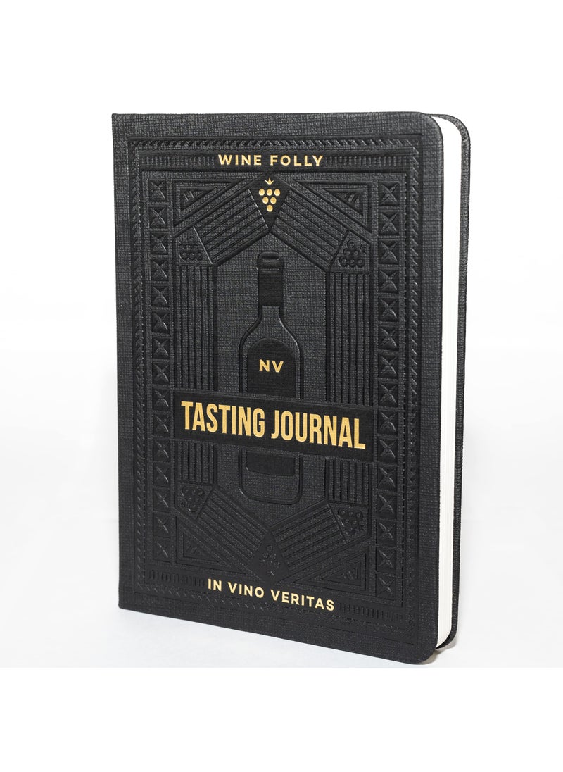 Wine Folly Wine Tasting Journal  Guided Notebook for Wine Notes B6 5x7  Includes 4Step Tasting Method Wine Color Chart Ribbon Marker  Perfect Wine Gift