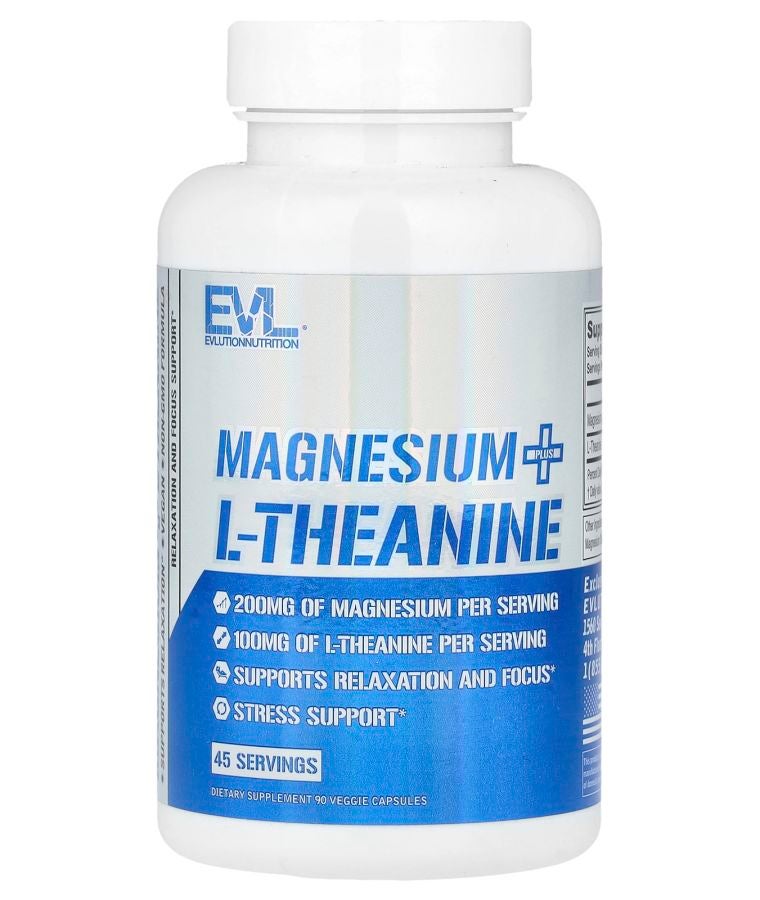 Magnesium Plus L-Theanine  90 Veggie Capsules