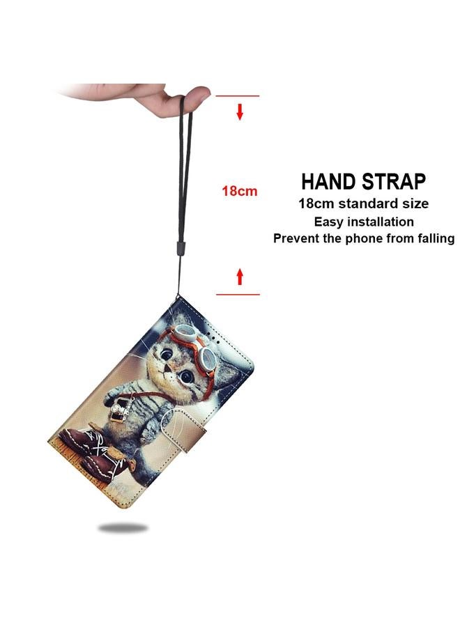 S-TOP Case For iPhone SE 2022 / SE 2020 / 8 / 7 Coloured Drawing Cross Texture Horizontal Flip PU Leather Case with Holder & Card Slots & Wallet & Lanyard - Image 5