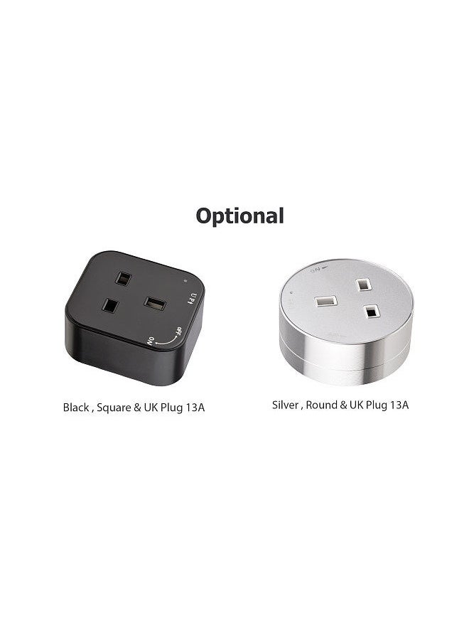 Generic - Track Sockets Power Track Socket Outlet Electric Mobile Track Socket Power Track Adapter for Office Kitchen and Living Room - Image 1