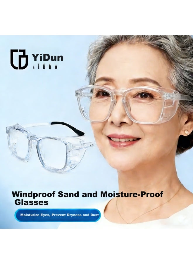 Yidun Anti-fog, Anti-pollen, Blue Light And Radiation Protection Moisturizing Transparent Eyewear Goggles - Image 1