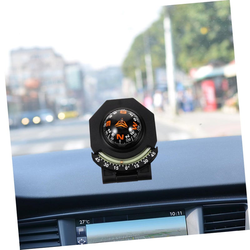 Kisangel Portable Ball Compass for Car Dashboard Boat Travel Easy Navigation Reliable Direction Guidance - Image 4