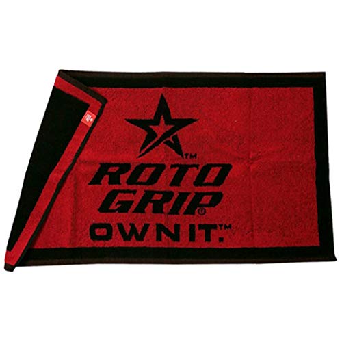Roto Grip Woven Towel Red/Black - Image 1
