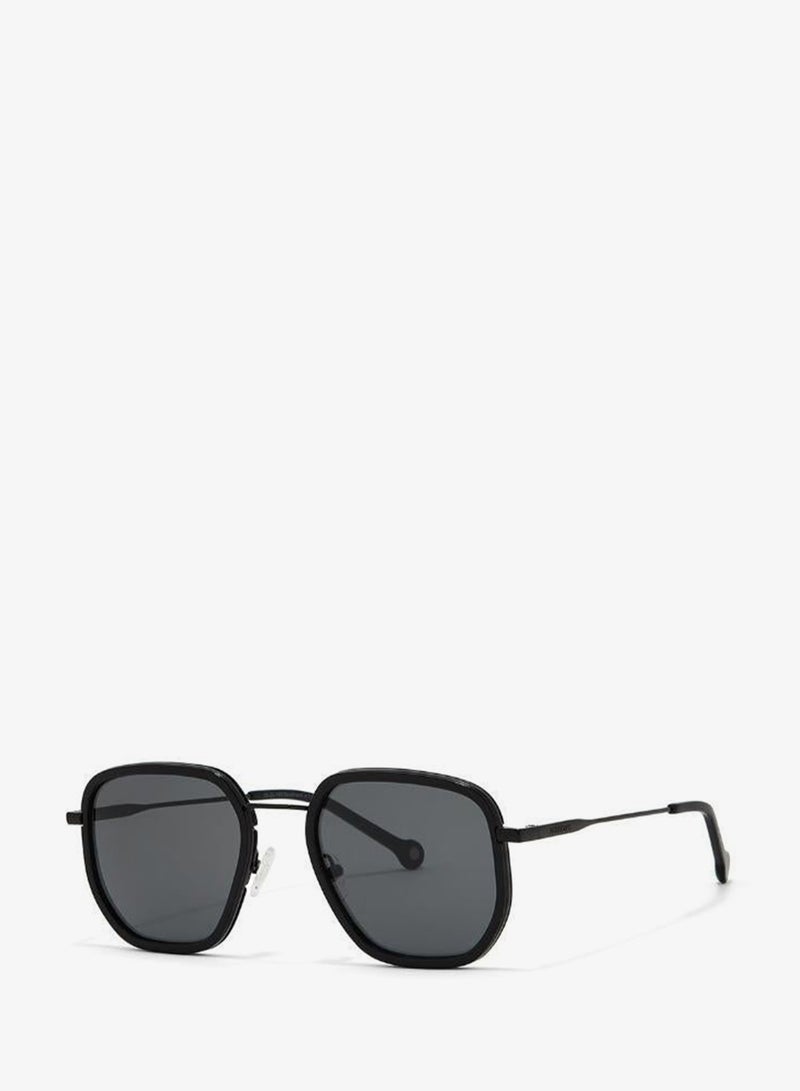 30Sundays ARCHAIC,Men Sunglasses, Geometric Sunglasses, UV Protection: UV400 (Black,Black) - Image 1