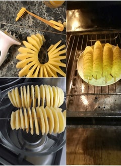 Generic Portable Potato BBQ Skewers For Camping, Chips Maker Potato Slicer, Potato Spiral Cutter Barbecue Tools, Kitchen Accessories  - Image 4