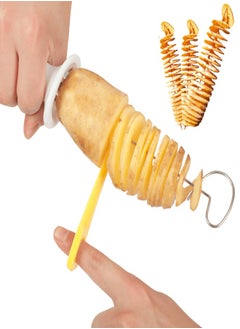 Generic Portable Potato BBQ Skewers For Camping, Chips Maker Potato Slicer, Potato Spiral Cutter Barbecue Tools, Kitchen Accessories  - Image 5