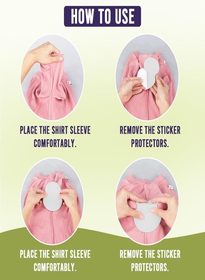 Sanfe Underarm Sweat Absorbent Patch | Prevents Stains, Absorbs Sweat & Unpleasant Odour | 8 hr odour control, stain free, ultra thin | 5 Pairs, For men & women - Image 3