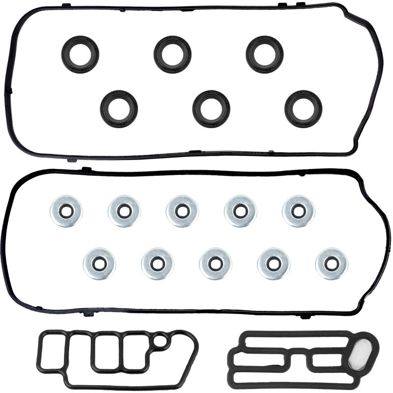 RICHWEI VS50773R Engine Valve Cover Gasket Set Kit 15845R70A01 Solenoid Valve Gasket for Honda Accord Odyssey Pilot Ridgeline Acura MDX RDX RL TL TSX ZDX 2008 2009 2010 2011 2012 2013 2014 2015 2016 2017 - Image 2