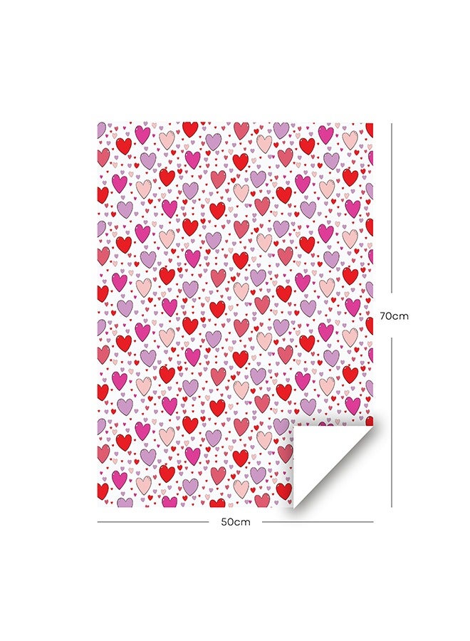 Share the Love Hearts Wrapping Paper – Elegant Design with Sustainable Materials, Perfect for Valentine’s Day and Special Occasions  - Image 2