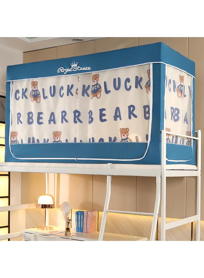 Bluejw Student Mosquito Net Upper And Lower Bunk Shade Dormitory 0.9 Meters Bedroom Shade Bed Curtain Integrated Bed Curtain Three Door - Image 5