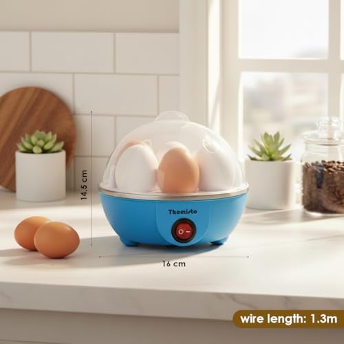 THEMISTO TH-610 350w Egg Boiler/Poacher/Cooker for Steaming, Cooking & Boiling (7 eggs) - Image 5