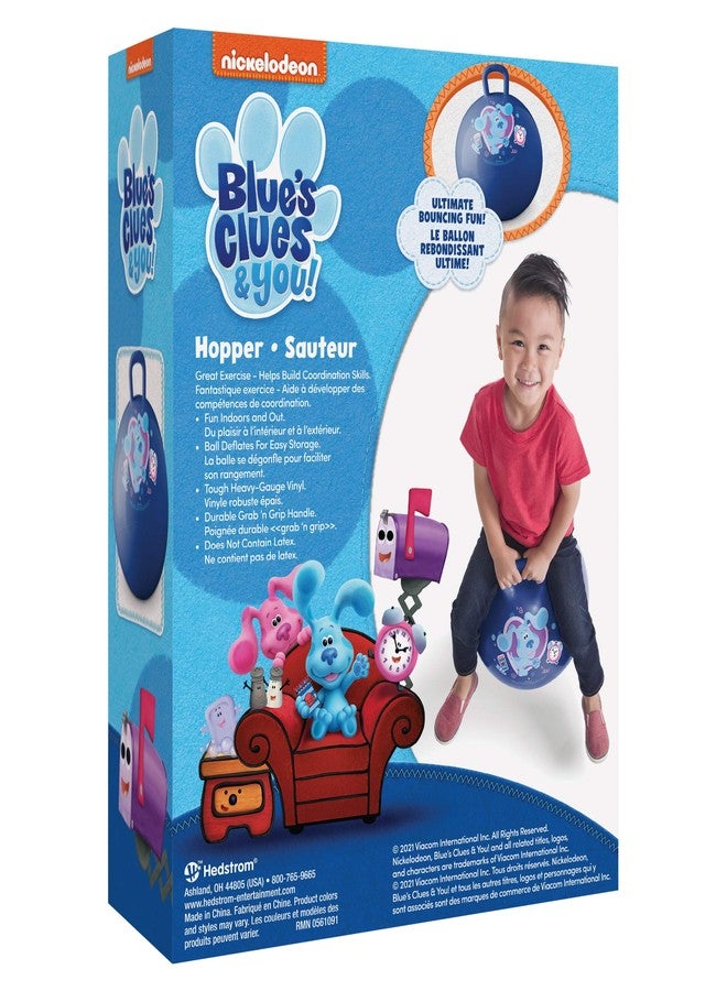 Hedstrom Blue's Clue and You Hopper Ball, Hop Ball for Kids, 15 Inch, Blues Clues (55-7546) - Image 2