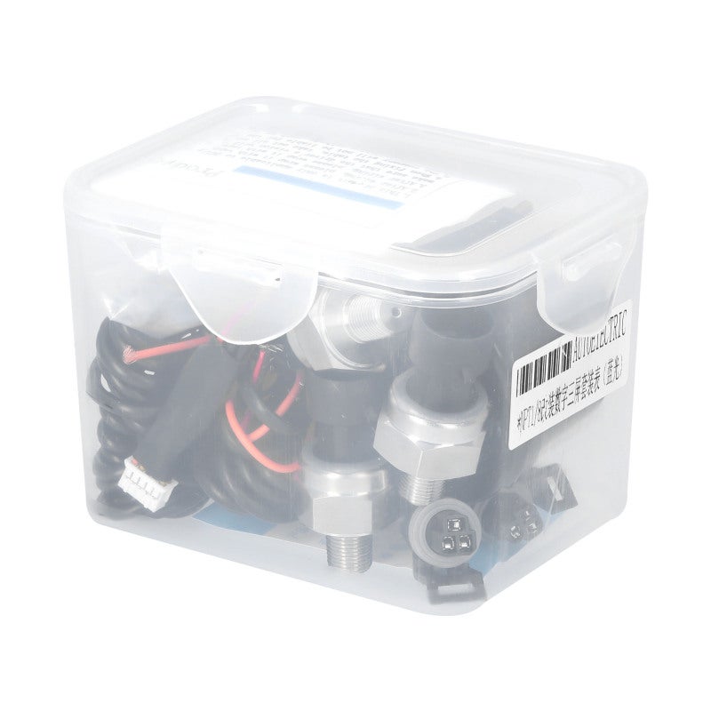 Triple Display Air Pressure Guage LED Digital Air Suspension Gauge 0-220PSI with 3pcs 1/8NPT Sensors - Image 2