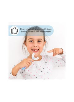 amazing.EGP Kids U-Shaped Manual Toothbrush, Silicone Bristles Massage Gums Toothbrush, All-Round Cleaning Whitening Toothbrush for Children  - Image 4