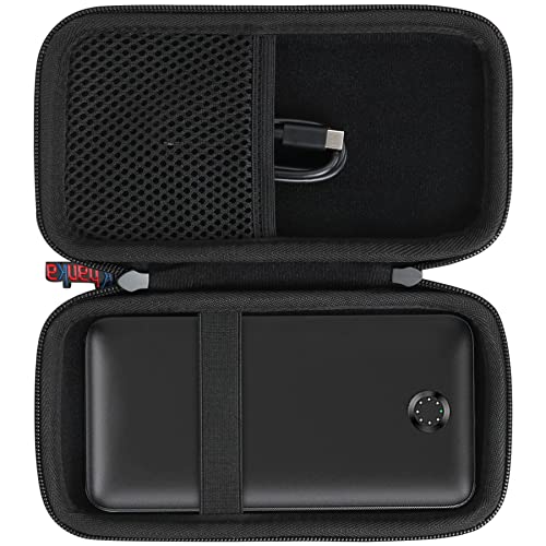 khanka Hard Travel Case Replacement for Anker 347 Power Bank (PowerCore 40K), 40,000mAh Battery Pack, Case Only (Black) - Image 2