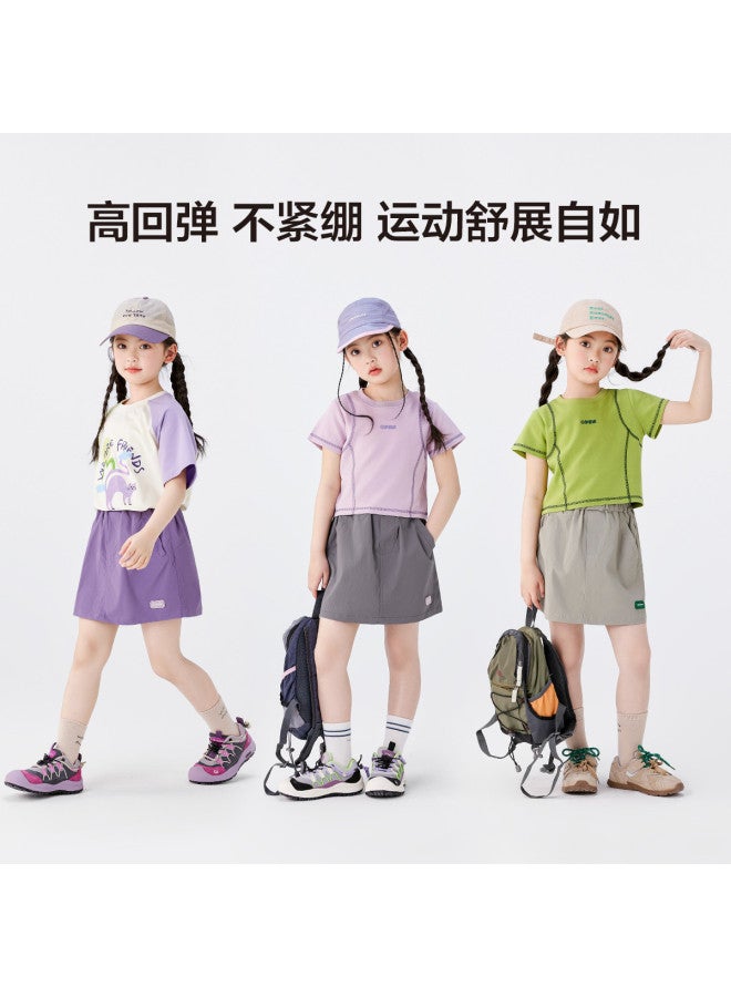 Zuoxi Girls' Skorts Summer Anti-peek Shorts Children's Skirts Workwear Hiking Sporty Fashionable Outfits For Big Girls - Image 5