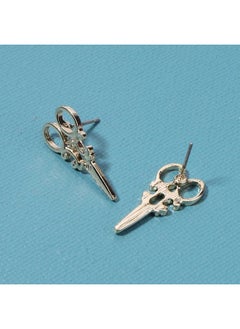 Yheakne Punk Scissors Stud Earrings Gold Barber Earrings Minimalist Petite Earrings Personalized Earrings For Women And Girls Hair Stylist Gifts (Gold)  - Image 4