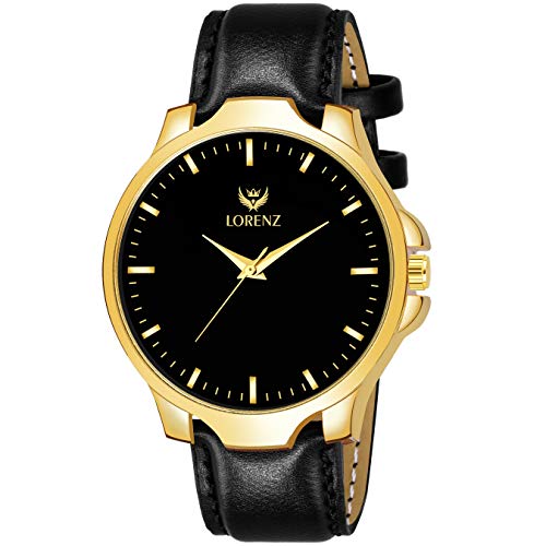 LORENZ Gift Set Combo of Men's Analogue Black Dial Watch & Brown Sunglasses | CM-303SN-13 - Image 3