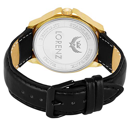 LORENZ Gift Set Combo of Men's Analogue Black Dial Watch & Brown Sunglasses | CM-303SN-13 - Image 4