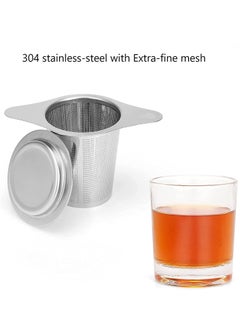 SYOSI Tea Infuser Stainless Steel Premium Strainer With Two Handles And Large Capacity Loose Leaf Classic Metal Mesh Filter For Cups Mugs Teapots Coffee  - Image 5