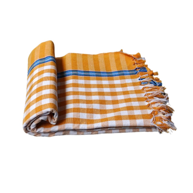 VUNNAVA Handloom 100% Pure Cotton Towels XXXL Size 36/72Inch(90/180cm) 3/6feet Heavy Quality (Multicolour Pack of 4) - Image 5