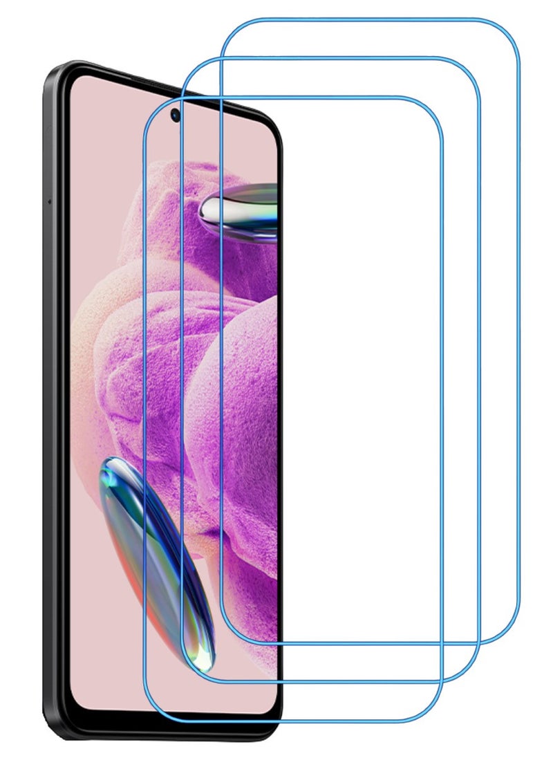 ACLIX 3 Pieces Antistatic ESD Dustproof Premium Quality High Definition Clear Tempered Glass Screen Protector Designed For Xiaomi Redmi Note 12S - Image 1