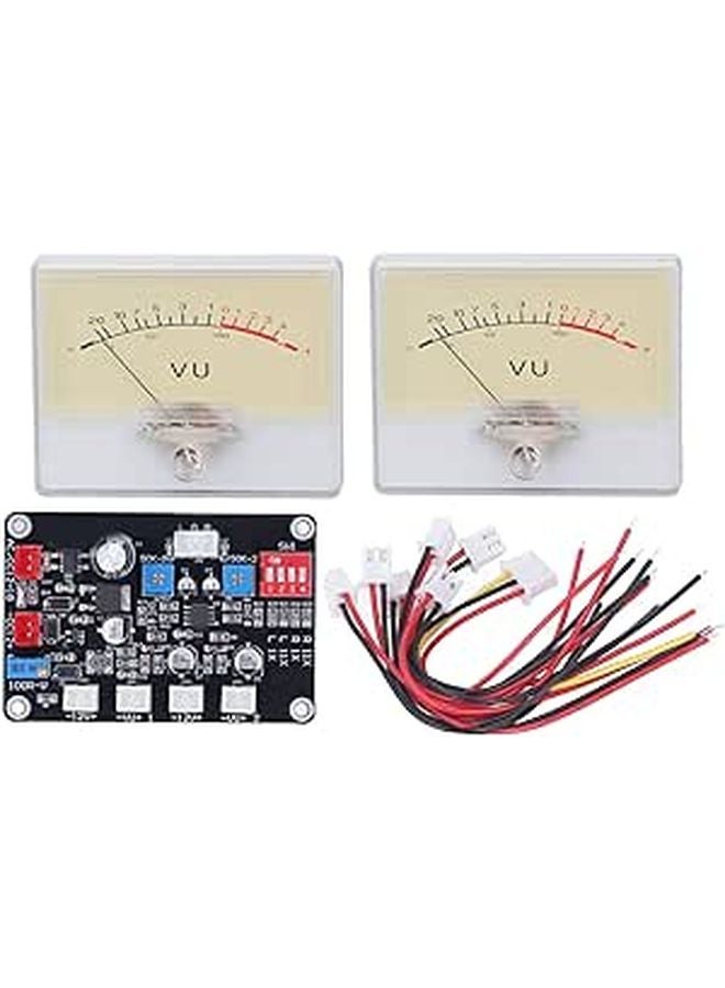 Dual VU Meter Audio Amplifier Kit With Backlight And Driver Board For Home Car DIY - Image 1