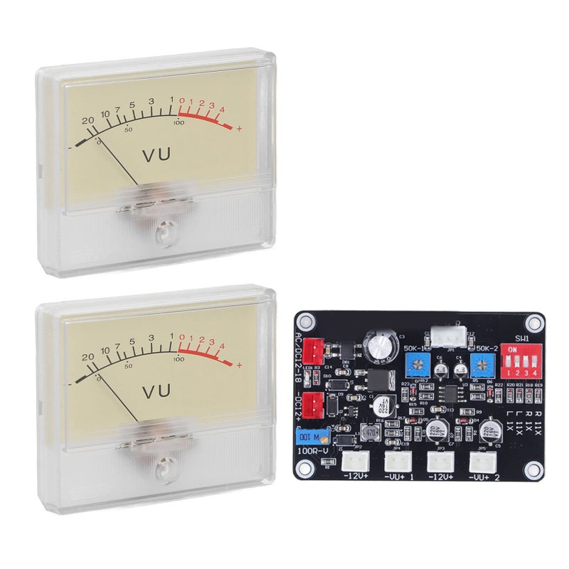 Dual VU Meter Audio Amplifier Kit With Backlight And Driver Board For Home Car DIY - Image 4