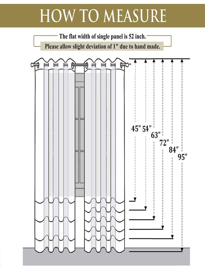 StangH Grommet Blackout Curtains with Printed Wave Lines and Dots Thermal Insulated Light Blocking Window Curtains for Living Room Bathroom Bedroom, W52 x L72 inch, Grey, 2 Panels - Image 3