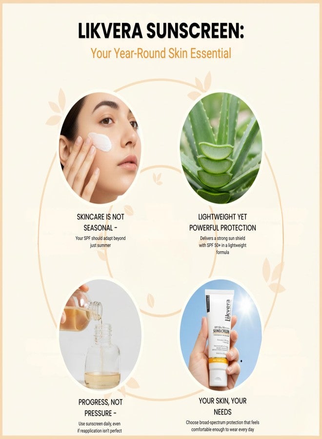 واقي شمس ليكفيرا SPF 50+ PA++++ للوجه والجسم | حماية واسعة النطاق من الأشعة فوق البنفسجية UVA/UVB | خفيف الوزن، غير دهني ومرطب | مع النياسيناميد، والصبار، ومستخلص الأرز | مناسب لجميع أنواع البشرة | 60 مل - Image 5