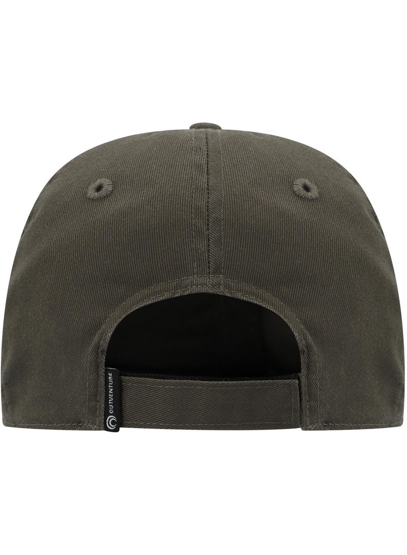 Outventure Olive Baseball Cap, Breathable Cotton, Durable Polyester, Stylish and Comfortable for Summer Days - Image 3