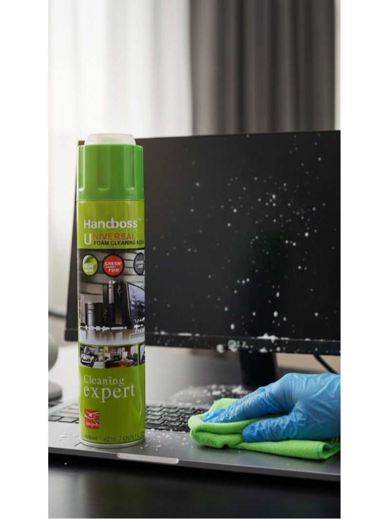 Universal Foam Multi  Cleaning Agent with Brush,  Electronics Cleaner for Screens and Devices | 650ml foam cleaning - Image 1