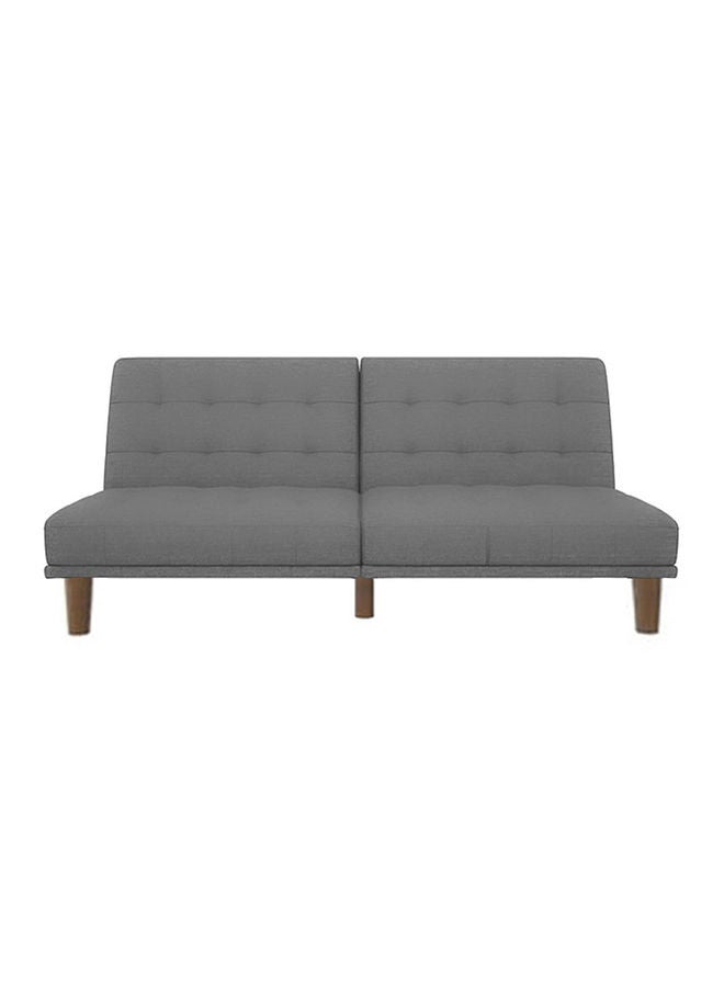 In-House Maria | Sofabed 2 In 1 Upholstered In Velvet - Grey - Image 3