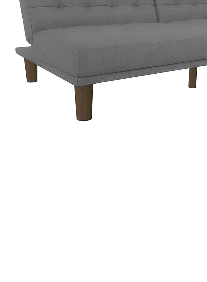 In-House Maria | Sofabed 2 In 1 Upholstered In Velvet - Grey - Image 5