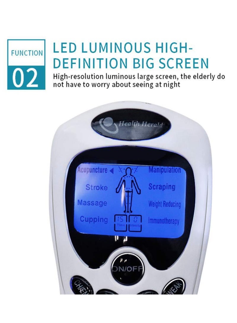 Dual Channel Tens Machine Therapy Device for Pain Management with 6 Massage Programs , 19 Modes Digital Electrical Full Body Massager For 2 Users, TENS Machine for Pain Relief, Muscle Stimulator Pain Fatigue Relief For women and Men - Image 5