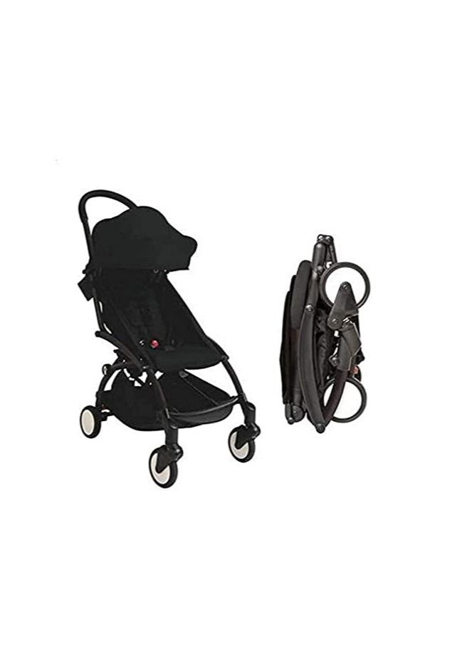 Generic Extra Wide Single Hand Fold 360° Rotating Wheels Seat (Black)  - Image 1