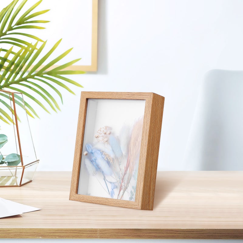 2pcs Dried Flower Display Case Hollow Out Flower Frame Picture Frame Flowers Mounting Box - Image 5