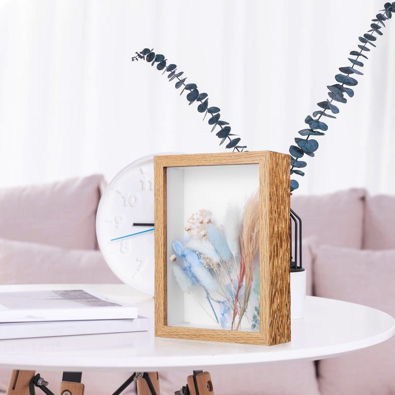 2pcs Dried Flower Display Case Hollow Out Flower Frame Picture Frame Flowers Mounting Box - Image 4