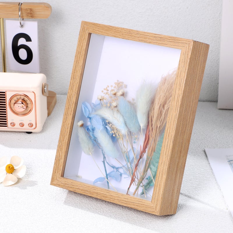 2pcs Dried Flower Display Case Hollow Out Flower Frame Picture Frame Flowers Mounting Box - Image 3