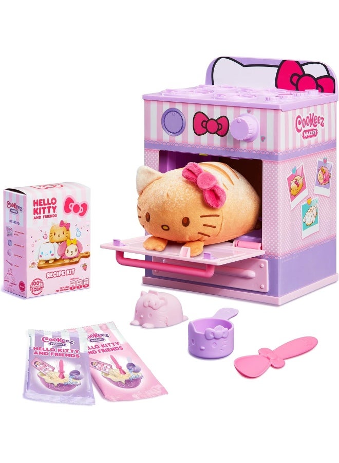 Cookeez Makery مجموعة كوكيرز ماكري Hello Kitty وأصدقائها - حلويات الفرن، قطعة متنوعة 1 (قد يختلف النمط واللون) تعمل بالبطارية | لعبة قماشية تفاعلية معطرة | لعبة قماشية قابلة للجمع | اكتشف صديقك المفاجئ | لعب تمثيلي | اخلط واصنع مفاجأة من الحلويات القماشية! | هدية مثالية للأطفال والرضع - Image 1